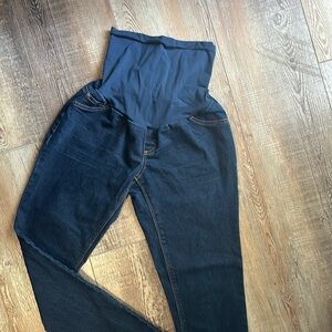 Indigo Blue DarkWash maternity jeans Large
